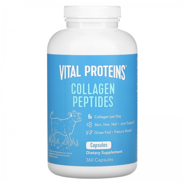 Vital Proteins Пептиды коллагена 360 капсул