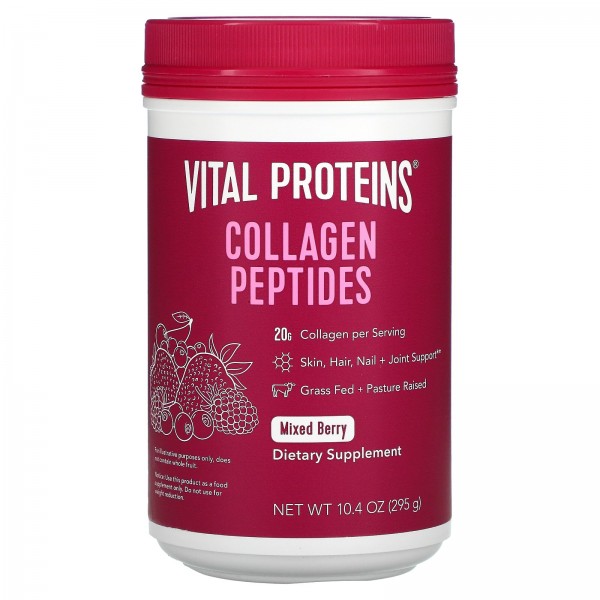 Vital Proteins Пептиды коллагена Ягоды 295 г...