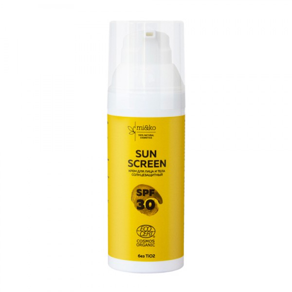 Mi&Ko Крем солнцезащитный для лица и тела 'Sun Screen', SPF 30 50 мл