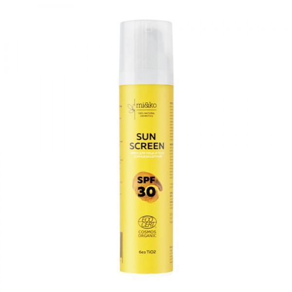 Mi&Ko Крем солнцезащитный для лица и тела 'Sun Screen', SPF 30 100 мл