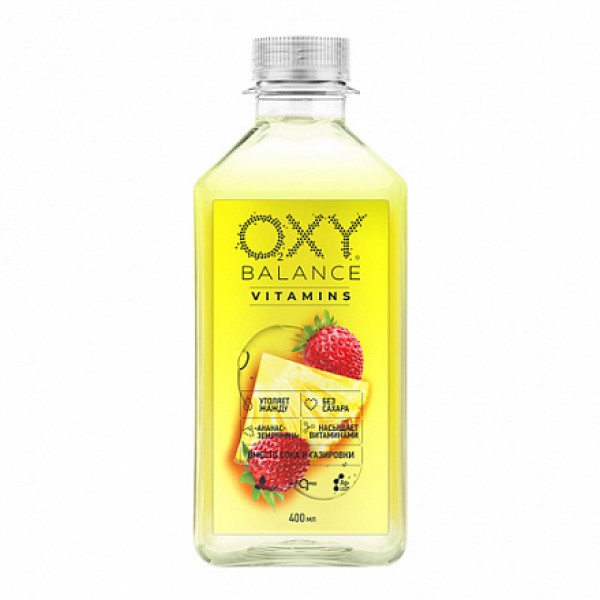 Oxy Balance Напиток `Ананас-земляника` 400 мл