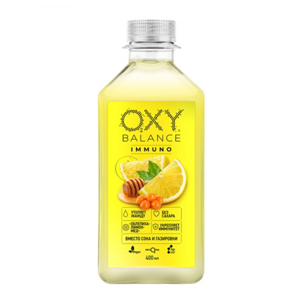 Oxy Balance Напиток Immuno `Облепиха-лимон-мёд` 400 мл