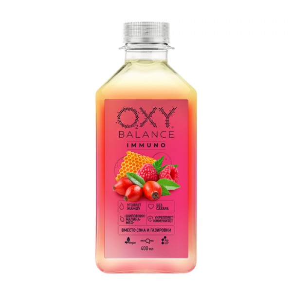 Oxy Balance Напиток Immuno `Шиповник-малина-мёд` 400 мл