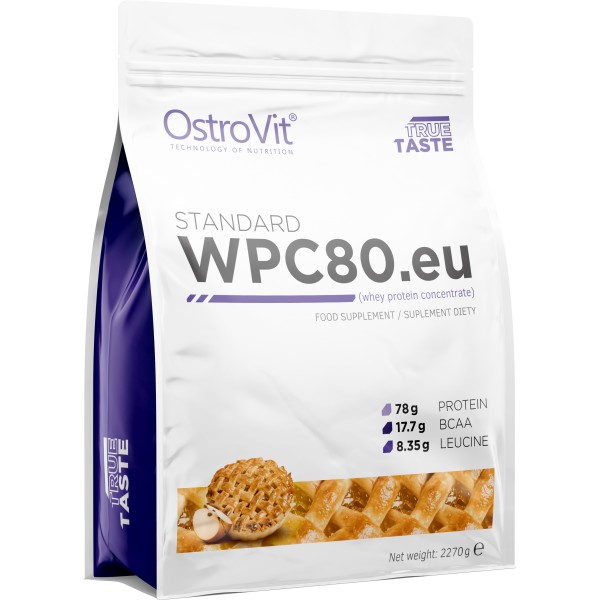 Ostrovit Протеин WPC80 2270 г Яблочный пирог
