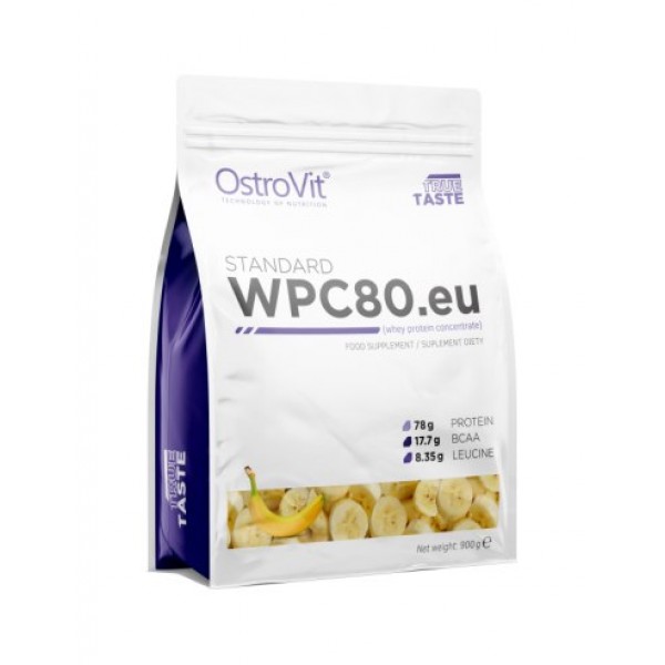Ostrovit Протеин WPC80 900 г Банан
