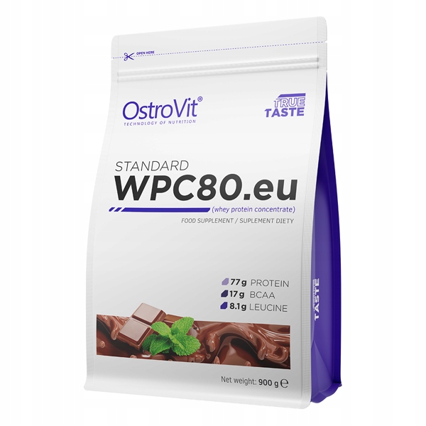 Ostrovit Протеин WPC80 900 г Шоколад-Мята...