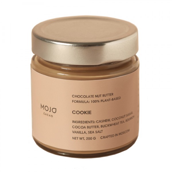 Mojo Cacao Паста шоколадно-ореховая `Cookie` 200 г
