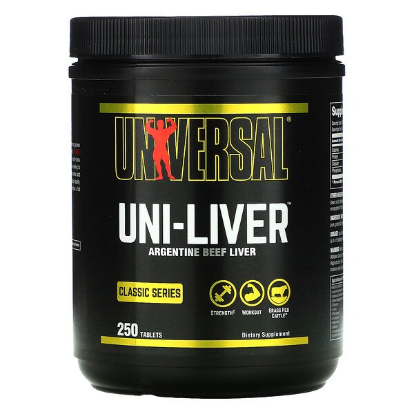 Universal Nutrition Аминокислоты Uni-Liver 250 таб...