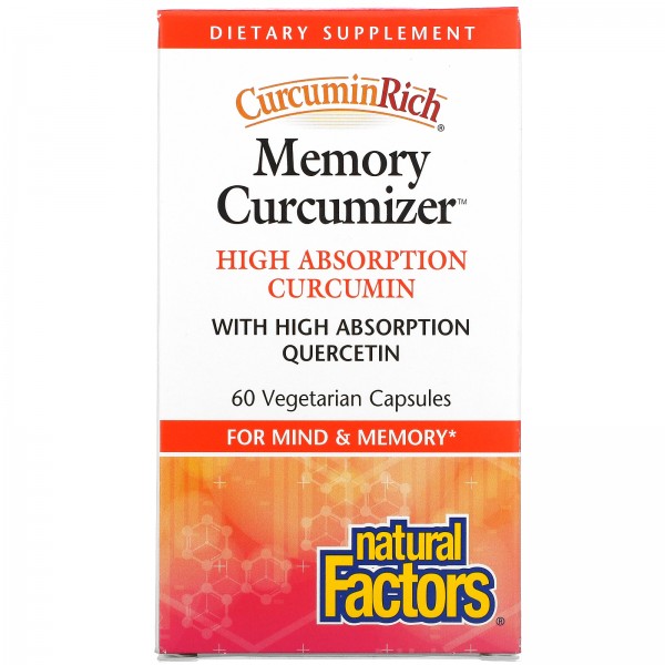 Natural Factors CurcuminRich Memory Curcumizer 60 ...