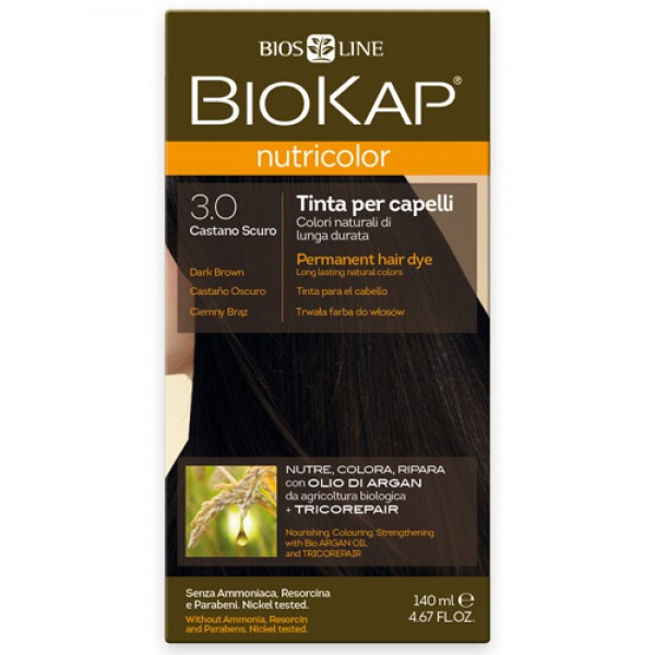 BioKap Краска для волос Тёмно-Коричневый 3.0 140 м...