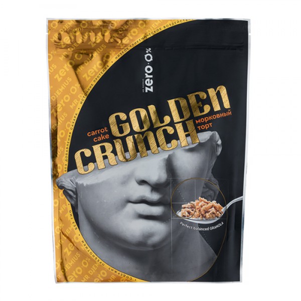 Mr. Djemius Zero Гранола «Golden Crunch» со вкусом морковный торт 350 г
