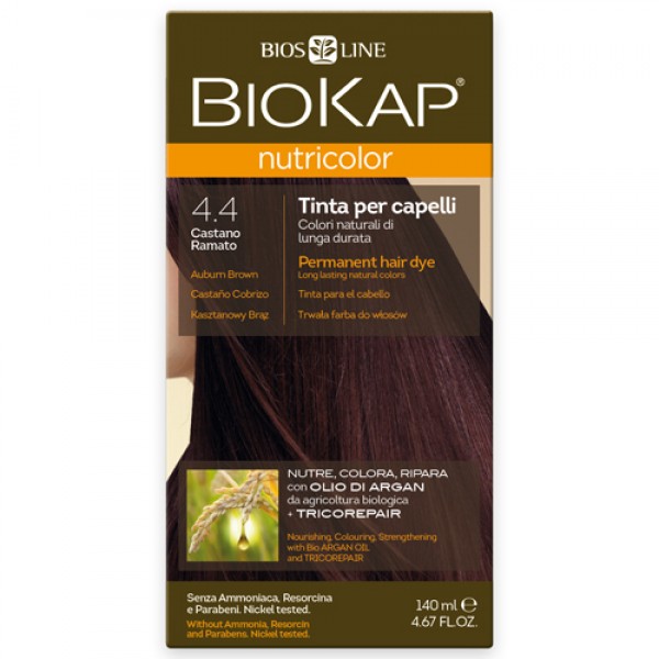 BioKap Краска для волос Золотисто-Коричневый 4.4 1...