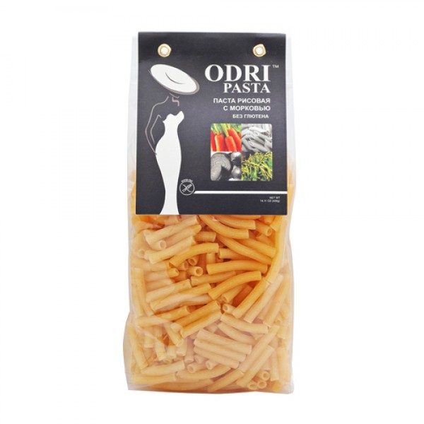 Ms. Odri Паста безглютеновая `Пенне` с морковью 400 г