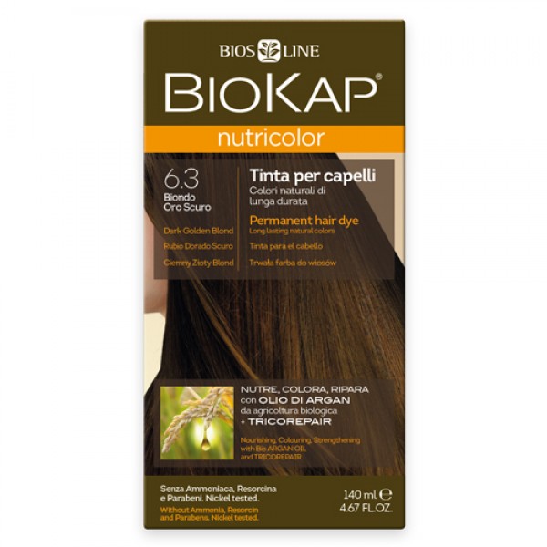 BioKap Краска для волос Тёмно-Золотистый Блондин 6...
