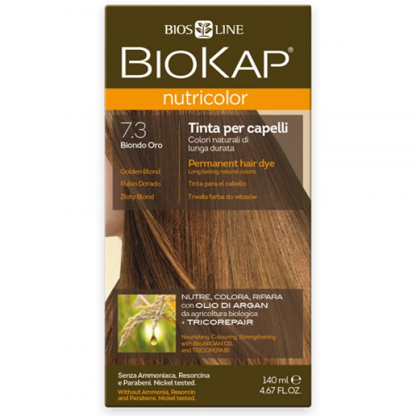 BioKap Краска для волос Золотистый Светло-Русый 7.3 140 мл