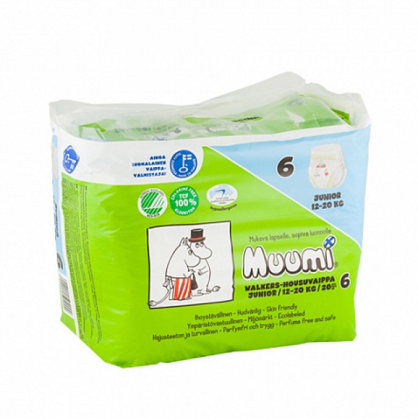 Muumi Baby Подгузники-трусики Junior №6 12-20 кг 20 шт