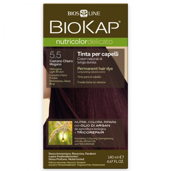 BioKap Краска для волос Delicato Махагон (светло-коричн-красный) 5.50 140 мл