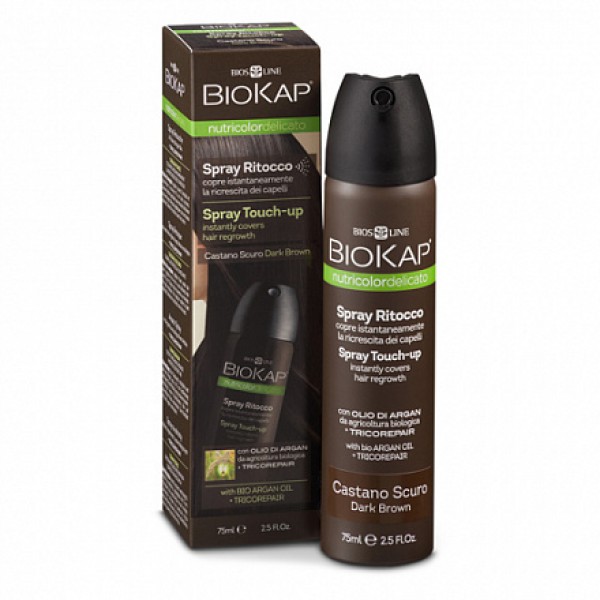 BioKap Средство оттеночное `Темно-коричневый`, для закрашивания отросших корней волос 75 г