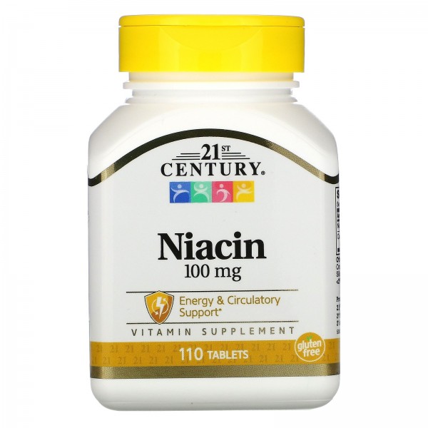 21st Century Ниацин 100 мг 110 таблеток...