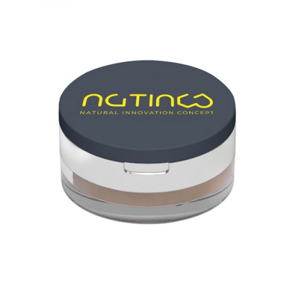 Natinco Пудра для лица минеральная, тон 2,5 'Натуральные оттенки - Насыщенный бежевый', рассыпчатая 10 г