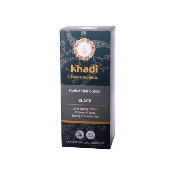 Khadi Растительная краска для волос `Черный` 100 г