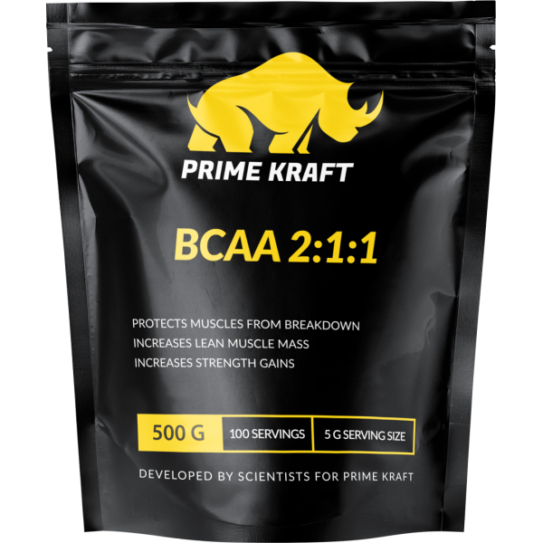 Prime Kraft BCAA 2:1:1 (СГР) 500 г без вкуса...