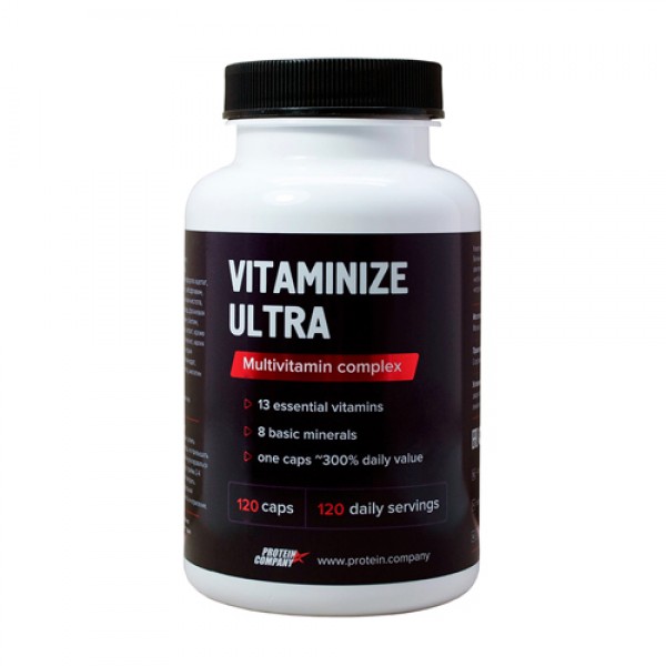 PROTEIN.COMPANY Комплекс мультивитаминный `Vitaminize ultra` 120 капсул
