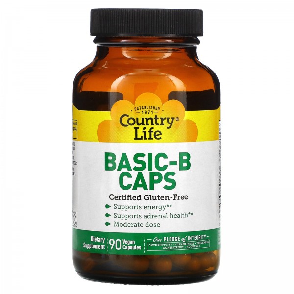 Country Life Basic-B Caps смесь витаминов группыВ ...