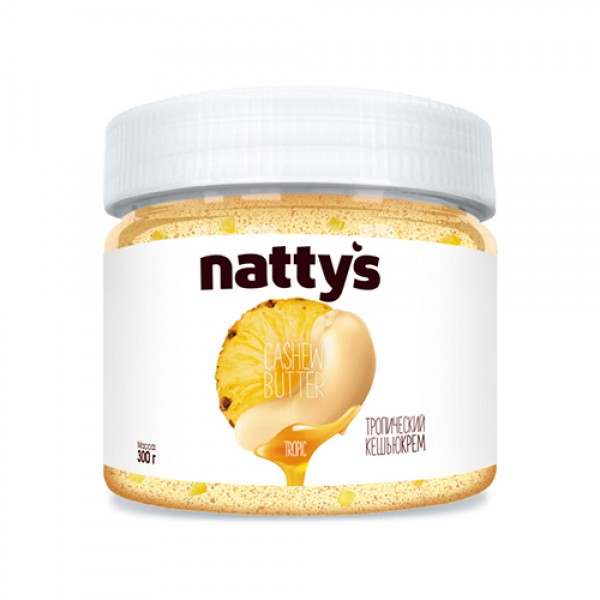 Natty's Паста-крем `Кешью и ананас` 325 г...