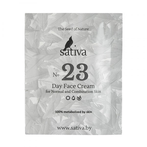 Sativa Крем для лица `Дневной №23`, пробник 1,5 мл...