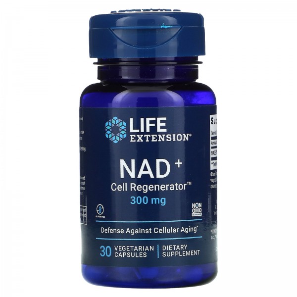 Life Extension NAD+ Cell Regenerator 300 mg 30 Veg...