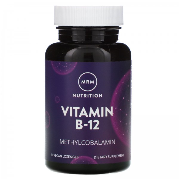 MRM Nutrition витаминB12 60веганских леденцов...