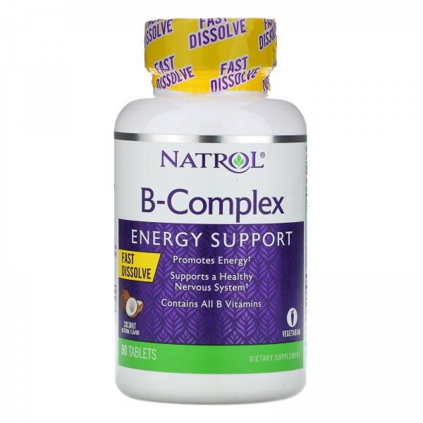 Natrol Комплекс витаминов группыB быстрорастворимы...