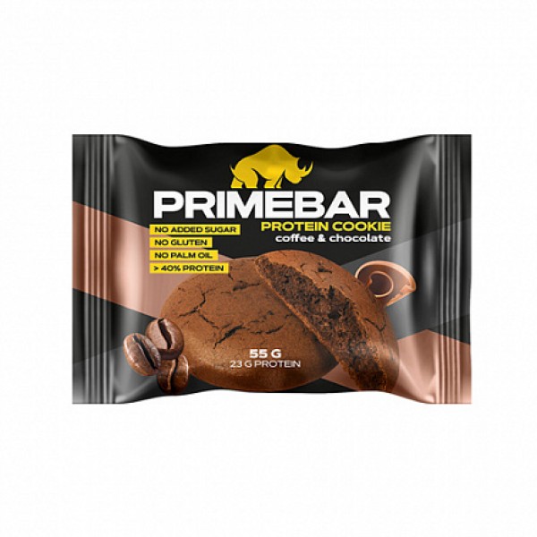 Prime Kraft Протеиновое печенье PRIMEBAR 55 г Кофе-Шоколад