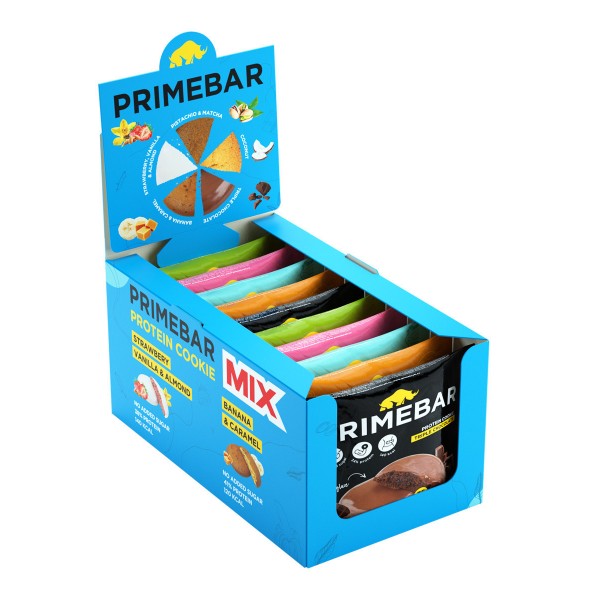 Prime Kraft Протеиновое печенье PRIMEBAR MIX 10 шт по 35 г