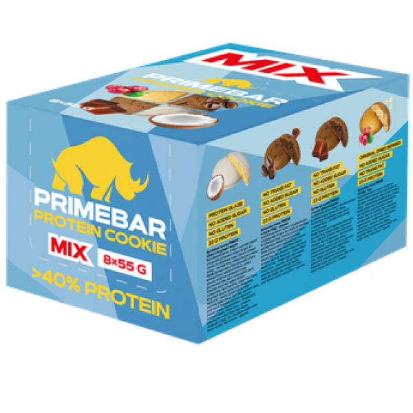 Prime Kraft Протеиновое печенье PRIMEBAR MIX 8 шт по 55 г