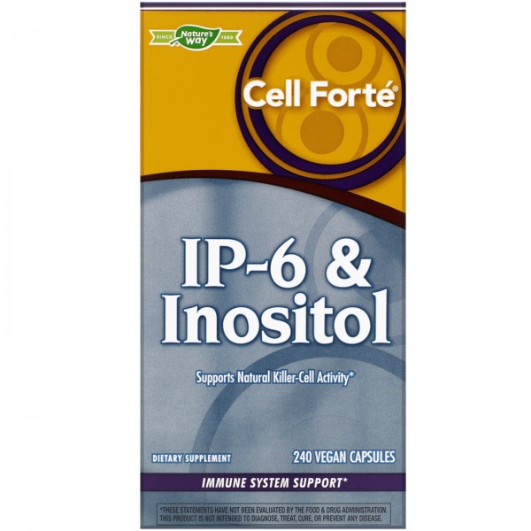 Nature's Way Cell Forté IP-6 и инозитол 240 веганс...