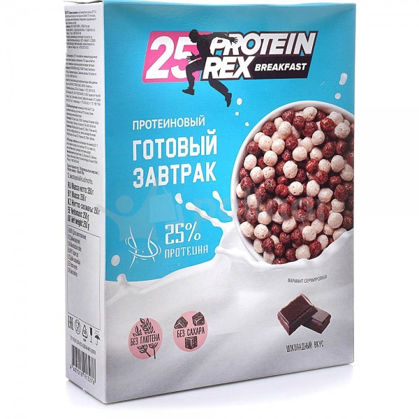ProteinRex Готовый завтрак протеиновый 25% 250 г