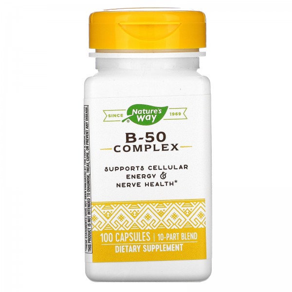 Nature's Way комплекс витаминовB-50 100капсул