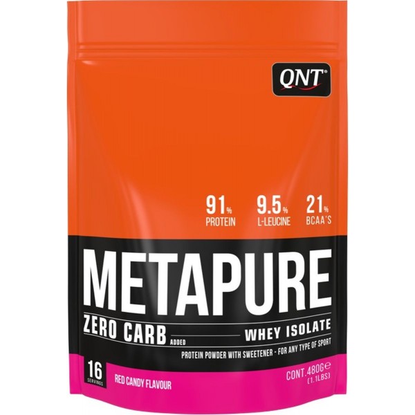 QNT Изолят Metapure Zero Carb 480 Красная конфета...