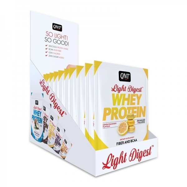 QNT Пробник Протеин Light Digest Whey 40 г Лимонно-миндальное печенье