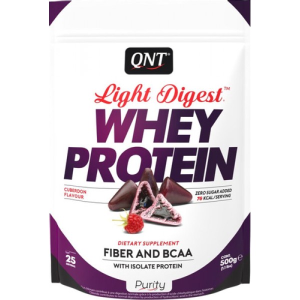 QNT Протеин Light Digest Whey 500 г Кьюбердон