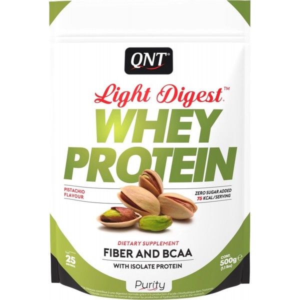 QNT Протеин Light Digest Whey 500 г Фисташка