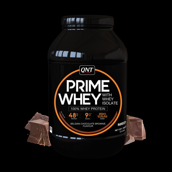 QNT Протеин PRIME Whey Blend 908 г Бельгийский шоколад-Брауни