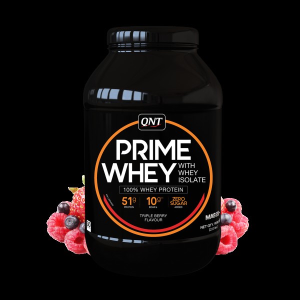 QNT Протеин PRIME Whey Blend 908 г Тройная ягода