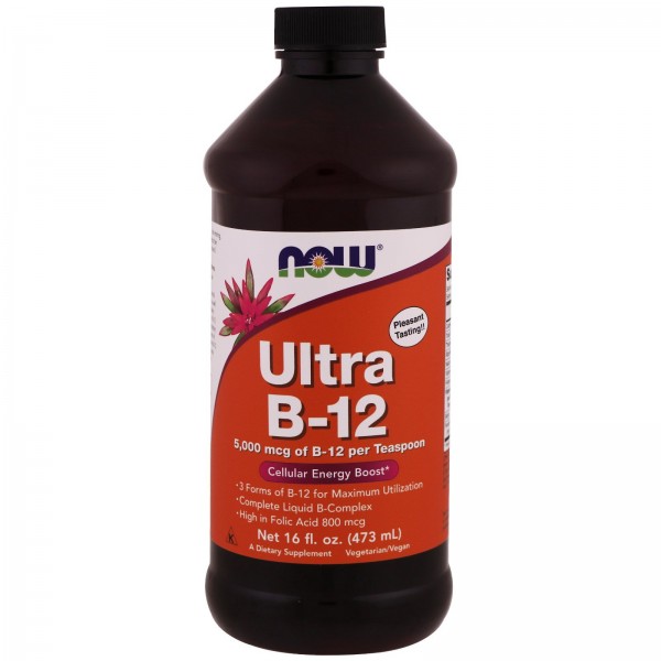 Now Foods Ultra B-12 16 жидких унций (473 мл)