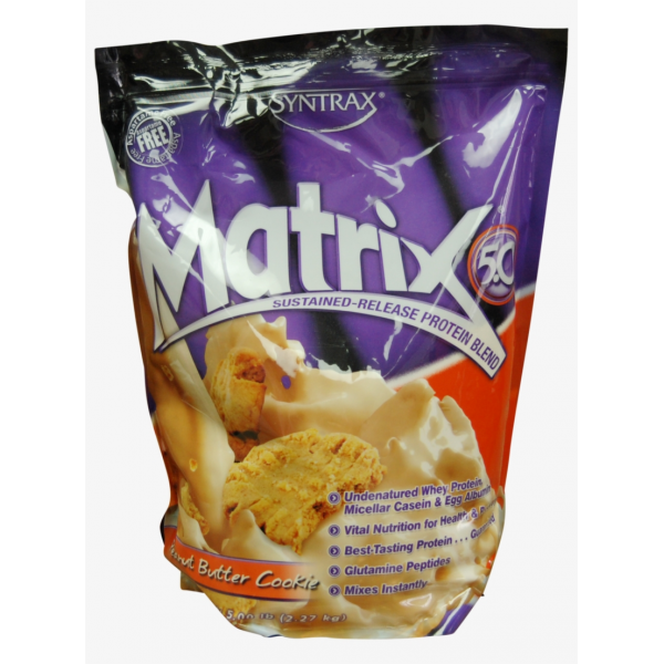 Syntrax Протеин Matrix 5.0 2270 г Арахисовое масло и печенье