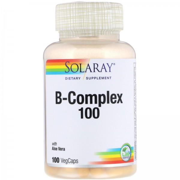 Solaray B-комплекс 100 100 вегетарианских капсул...
