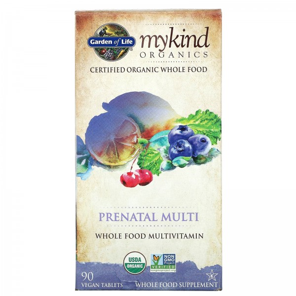 Garden of Life MyKind Organics Prenatal Multi 90 V...