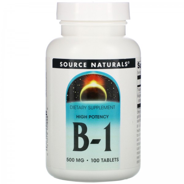 Source Naturals B-1 высокая эффективность 500 мг 1...